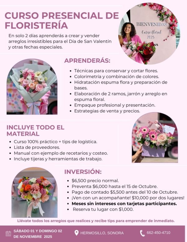 Curso floral Basico - Image 2