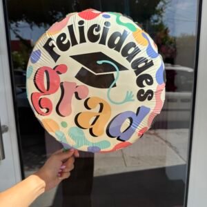 GLOBO METALICO CON HELIO GRADUACIÓN